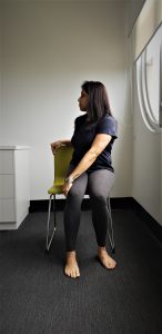 Chair Yoga: spinal twist